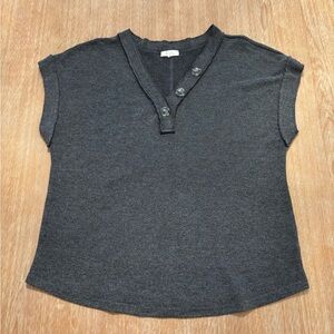 LA MIEL Charcoal Top